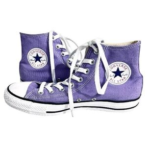 Converse All Star Purple High-Top Sneakers Size 9